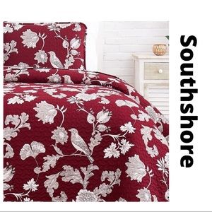 Southshore Fine Linens 3 Piece Quilt Set Full/Queen 1 Quilt 2 Shams